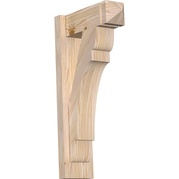 Ekena Millwork Olympic Arts & Crafts Smooth Outlooker, Douglas Fir, 5 1/2"W x 14"D x 26"H OUT06X14X26OLY03SDF - main